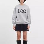 Lee Свитшот унисекс серый - фото 5