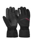 Перчатки Reusch, цвет black/white/pink glo - фото
