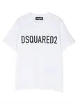 Футболка с логотипом DSQUARED2 KIDS, белый - фото