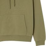 Lacoste мужская худи из неворсового флиса, Khaki - фото 7