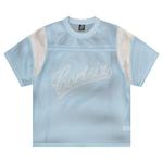 Джерси Corteiz Open Mesh Panel Jersey, Baby Blue/White - фото