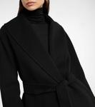 Пальто Messi с поясом из натуральной шерсти 'S MAX MARA, черный - фото 4