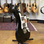 Бас-гитара Squier Paranormal Rascal HH Metallic Black с металлической окраской грифа в тон корпуса - фото 2