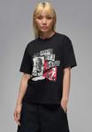 Футболка Nike Performance Print T-shirt, Black/White/Black - фото