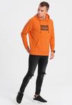 Толстовка с капюшоном WITH PRINT OM Ombre, оранжевый - фото 5