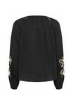 Блуза Cream Blouse, Pitch Black/Black - фото 9