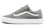 Кроссовки Vans Unisex Old Skool Zip Low-Top Sneakers Grey 'Gray White' - фото
