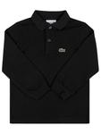 Поло regular fit PJ8915 Lacoste, черный - фото