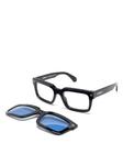 Off-White Eyewear Clip On очки, черный - фото 2