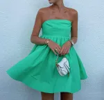 Платье Audrey зеленого цвета Glamorous - фото