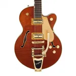 Gretsch Electromatic LTD Flame Okoume Broadkaster Jr. - Оранжевый Roundup - фото