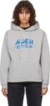 Серая толстовка с логотипом с эффектом потертости ADER error - фото
