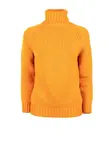 Свитер с воротником-стойкой Base Milano, оранжевый - фото 2