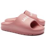 Шлепанцы женские розовые Lacoste - фото 3