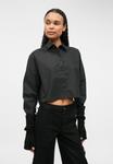 Блуза Karl Lagerfeld Jeans Button-down blouse, Washed Black/Black Denim - фото 4