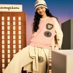 X POP MART Свитшот унисекс Champion, бежевый пэчворк - фото 10