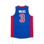 Майка Mitchell & Ness Pistons 2003 Ben Wallace Jersey Mitchell Ness, синий - фото 4
