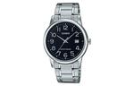 CASIO Мужские часы Standard Series Black MTP-V002D-1B - фото