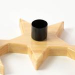 Подсвечник Home Styling Collection бежевый, 12,5/4/36 см - фото 2