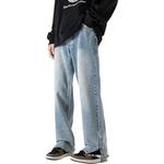 Джинсы унисекс универсальные шаблоны, черные (базовый расклешенный фасон) - фото 11