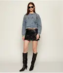 Толстовка Cropped fit One Teaspoon, синий - фото 2