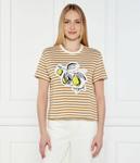 Футболка лимонная Regular fit Desigual, желтый - фото