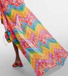 Хлопковый пляжный кардиган с логотипом Valentino, Multicolor - фото 5