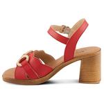 Босоножки на толстом каблуке Spring Step, red - фото 3