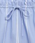 Женские полосатые хлопковые шорты MANGO, Blue - фото 3