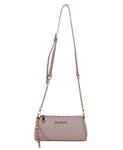 Женская сумка через плечо Adela Monogram Baguette Bebe, Powder Pink - фото