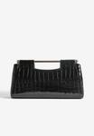Клатч Friends Like These GRAB HANDLE , Black Croc Effect/Black - фото 5