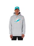 Толстовка NEW ERA NFL Miami Dolphins Logo, серый - фото