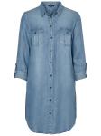 Платье-рубашка VERO MODA VMSilla, Blue denim - фото