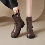 Ботильоны женские Agsdon, коричневый - фото 3