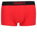 Трусы мужские Hugo Bodywear боксеры 2 шт, красный/черный - фото 3