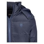 Пуховик с капюшоном Urban Classics, темно-синий - фото 4