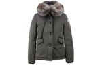 Пуховик женский хаки Moncler - фото