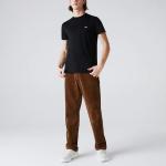 Футболка с логотипом на груди LACOSTE, серый - фото 5