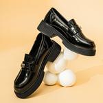 Лоферы женские черные OMS - фото 2