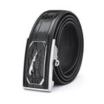 JAGUAR Кожаный ремень мужской, Black - фото 4