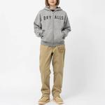 Толстовка с капюшоном на молнии HUMAN MADE, серый - фото 8