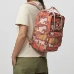 Рюкзак Kanken Polyester Vs Organic Cotton Mini унисекс Pink Rose Fjallraven - фото 3