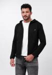 Толстовка Pier One Zip-up sweatshirt, Black - фото 4