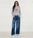 Толстовка Cropped fit Guess Jeans, серый - фото 2
