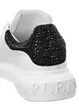 Кроссовки Mix Strass на платформе с кристаллами Philipp Plein, белый - фото 3