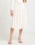 Юбка миди Punto Akris, белый - фото 4