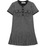 Металлическое платье мини с букле Self portrait Self-portrait, Gray Mixed Color - фото