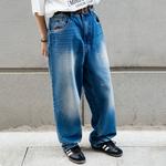 Джинсы унисекс MIND ERROR, синий - фото 8