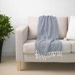 Плед IKEA, 120x180 см, белый - фото 2