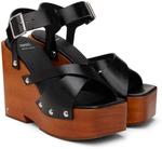 AMI Alexandre Mattiussi Черные сабо с ремешками - фото 3